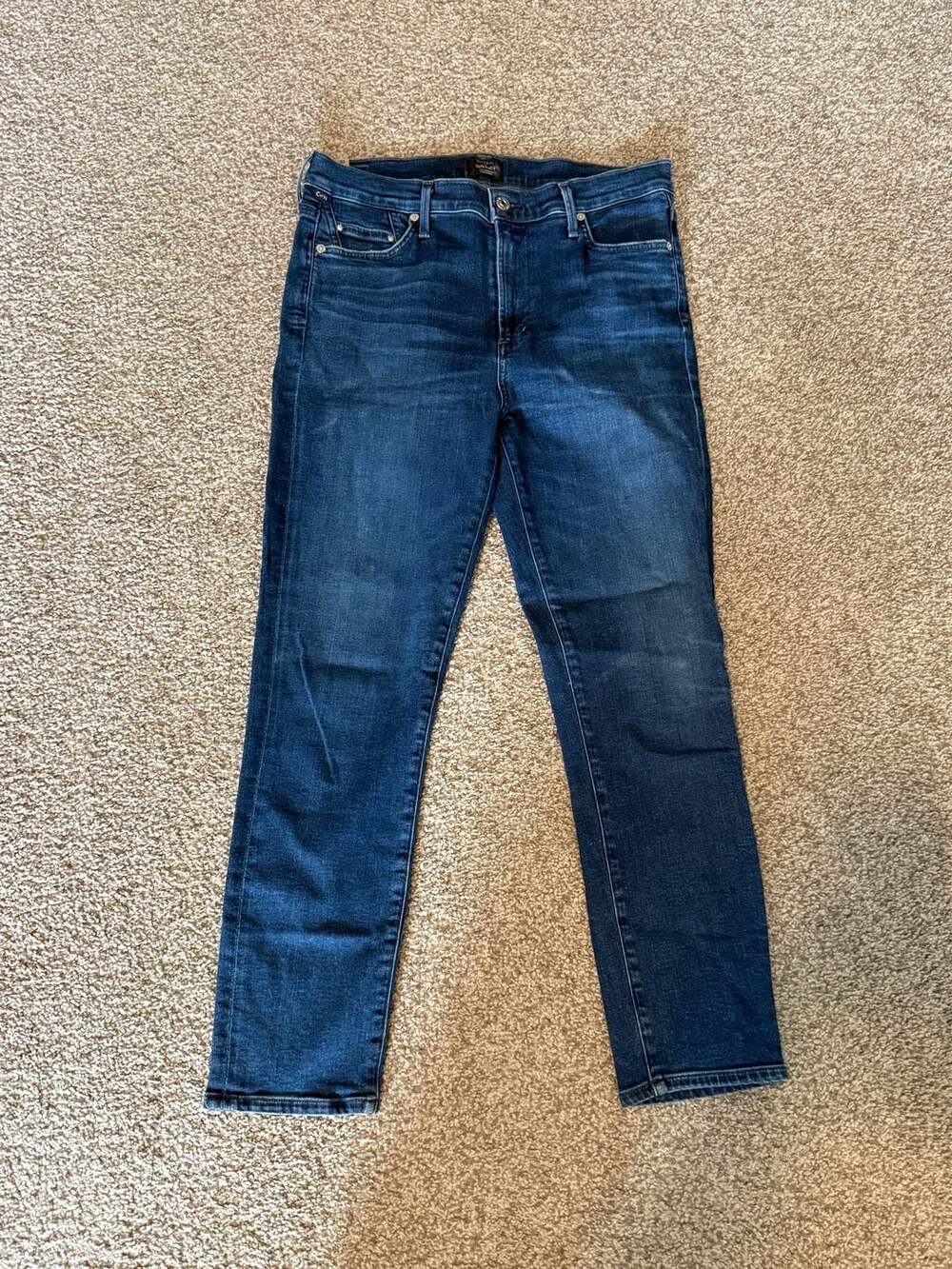 Citizens of Humanity Rocket Crop High Rise Skinny Jeans Size 30